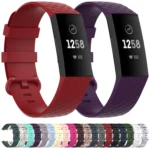 Color Buckle TPU Wrist Strap Watch Band for Fitbit Charge 4 / Charge 3 / Charge 3 SE - Image 2