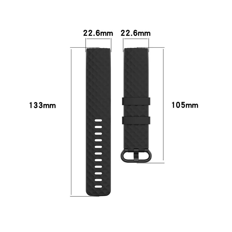 EDA00400302A_5.webp Color Buckle TPU Wrist Strap Watch Band for Fitbit Charge 4 / Charge 3 / Charge 3 SE - Image 7
