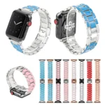 Epoxy Metal Watchband, For Apple Watch 5 & 4 40mm / 3 & 2 & 1 38mm, For Apple Watc 5 & 4 44mm / 3 & 2 & 1 42mm - Image 2