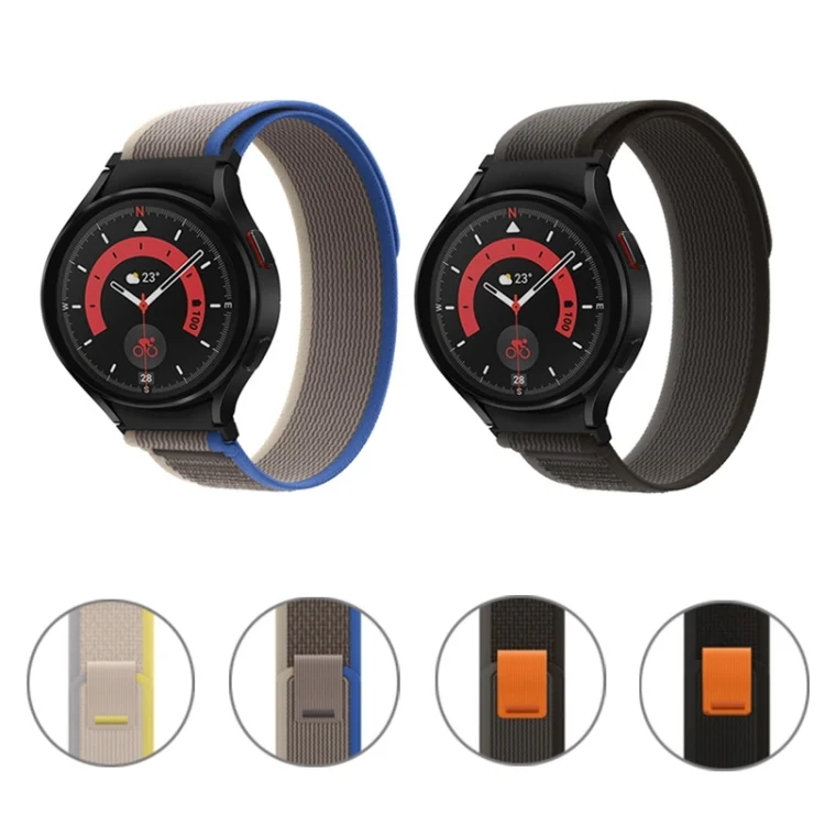 EDA004033601_B2.webp For Samsung Galaxy Watch 5 Pro / Watch4 Classic Loop Nylon Watch Band - Image 3