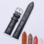 Universal Crocodile Texture Genuine Leather Watch Band - Image 2
