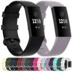 Silver Color Buckle TPU Wrist Strap Watch Band for Fitbit Charge 4 / Charge 4 SE / Charge 3 / Charge 3 SE - Image 2