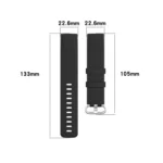 Silver Color Buckle TPU Wrist Strap Watch Band for Fitbit Charge 4 / Charge 4 SE / Charge 3 / Charge 3 SE - Image 7