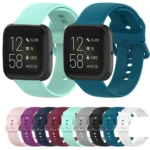 Color Buckle Silicone Wrist Strap Watch Band for Fitbit Versa 2 / Versa / Versa Lite / Blaze - Image 2