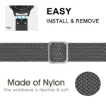 Adjustable Nylon Braided Elasticity Watch Band - Image 3