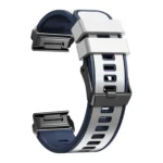 26mm Plain Weave Two-Color Quick Release Silicone Watch Band - Image 3