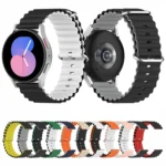 Universal Ocean Style Silicone Two Color Watch Band - Image 4