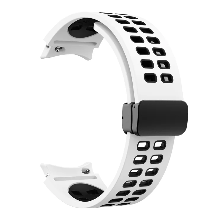 EDA004088501A_1.webp Double-row Hole Folding Buckle Silicone Watch Band - Image 3