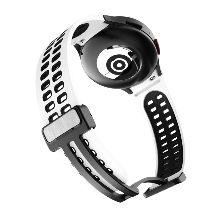 EDA004088501A_2.webp Double-row Hole Folding Buckle Silicone Watch Band - Image 4