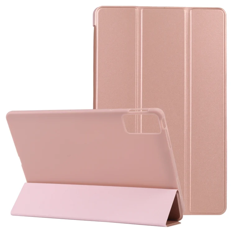 Three-fold Holder Flip Tablet Leather Case, For Xiaomi Redmi Pad 10.61 2022