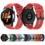 20mm Silicone Black Buckle Watch Band - Image 2