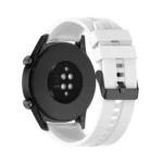 22mm Silicone Black Buckle Watch Band - Image 7