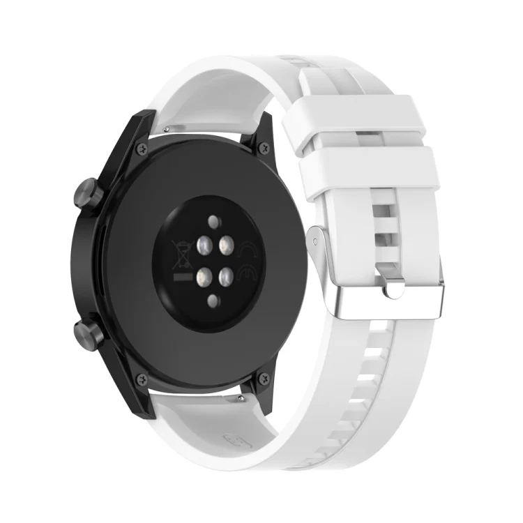 EDA004155501A_1.webp 20mm Silicone Silver Buckle Watch Band - Image 7