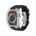 Fluorine Rubber Clear Watch Band Case