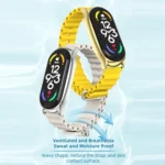 MIJOBS PLUS Marine Silicone Breathable Watch Band - Image 4