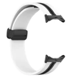 Two-color Folding Buckle Silicone Watch Band - Image 5