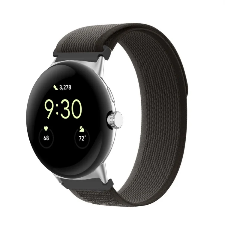 Loop Silver Connector Nylon Watch Band