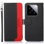 KHAZNEH Litchi Texture Leather RFID Phone Case, For Xiaomi 14 Pro, For Xiaomi 14, For Xiaomi 13T / Redmi K60 Ultra, For Xiaomi Redmi 12, For Xiaomi Redmi Note 12S 4G