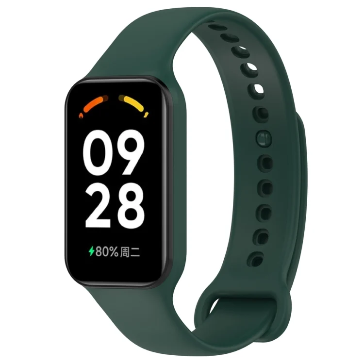 Solid Color Silicone Integrated Watch Band