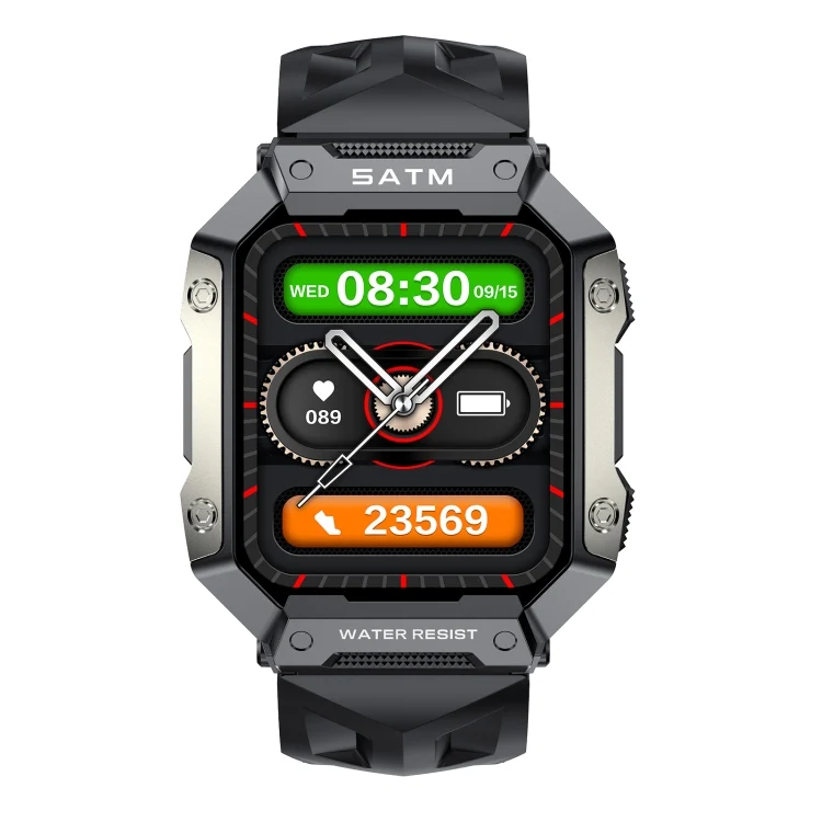 EDA004224501A.webp PG333 1.91 inch Waterproof Smart Sports Watch Support Heart Rate Monitoring / Blood Pressure Monitoring - Image 1