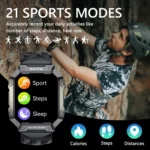 PG333 1.91 inch Waterproof Smart Sports Watch Support Heart Rate Monitoring / Blood Pressure Monitoring - Image 3