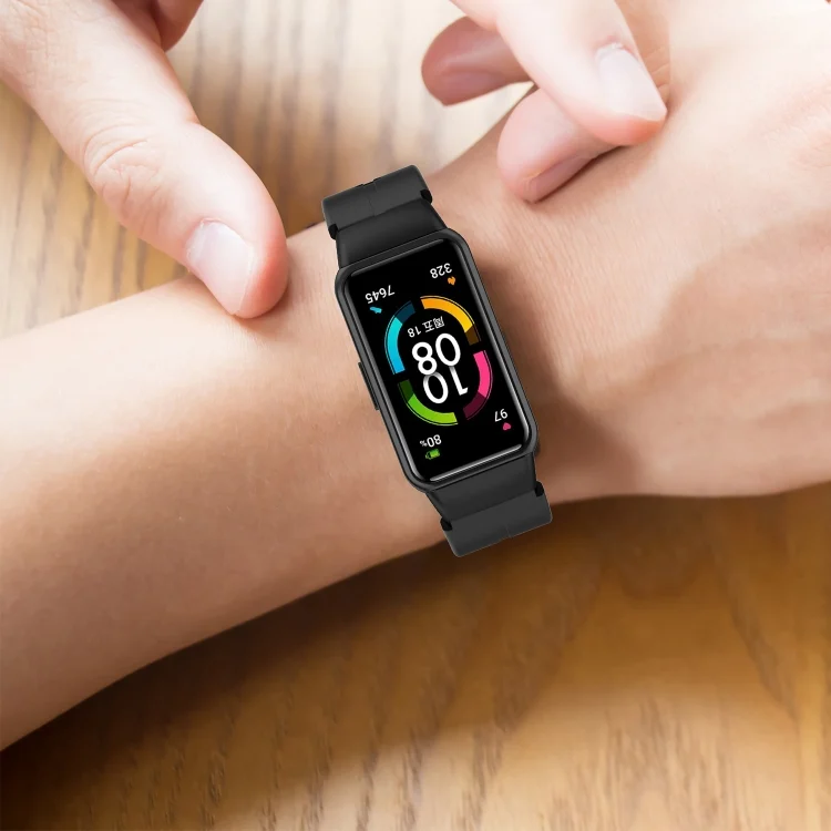 EDA004227301_B2.webp Solid Color Silicone Watch Band - Image 3