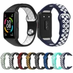 Two-color Reverse Buckle Silicone Watch Band - Image 2