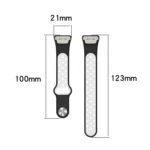 Two-color Reverse Buckle Silicone Watch Band - Image 5