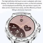 CF12 1.2 inch Waterproof Smart Steel Strap Wristband Support Heart Rate Monitoring / Blood Pressure Monitoring - Image 2