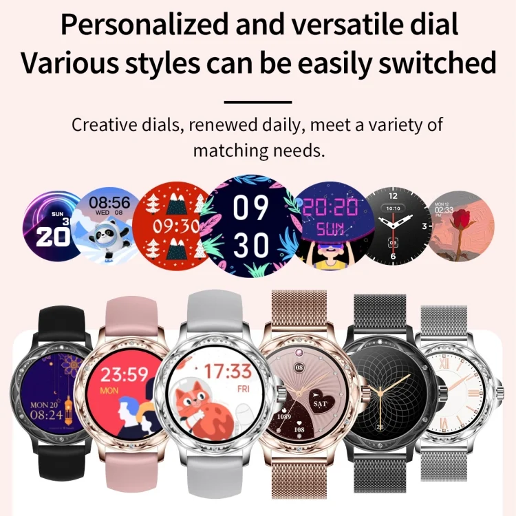 EDA004227701_B5.webp CF12 1.2 inch Waterproof Smart Steel Strap Wristband Support Heart Rate Monitoring / Blood Pressure Monitoring - Image 6