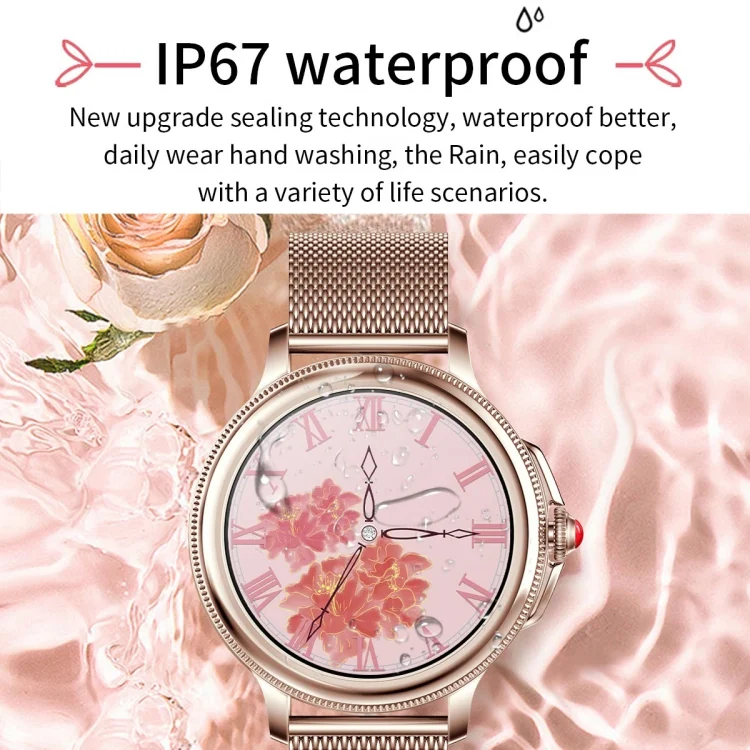 EDA004228201_B8.webp CF96 1.2 inch Waterproof Smart Steel Strap Wristband Support Heart Rate Monitoring / Blood Pressure Monitoring - Image 9
