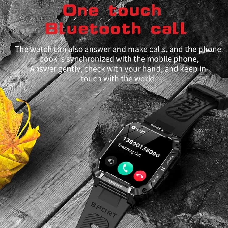 EDA004228801_B2.webp T3 1.95 inch Rugged Smart Sports Wristband Support Heart Rate Monitoring / Blood Pressure Monitoring - Image 3