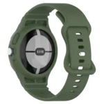 Leather Texture Silicone Integrated Watch Band - Image 6