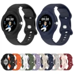 Leather Texture Silicone Integrated Watch Band - Image 2