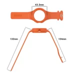 Leather Texture Silicone Integrated Watch Band - Image 4