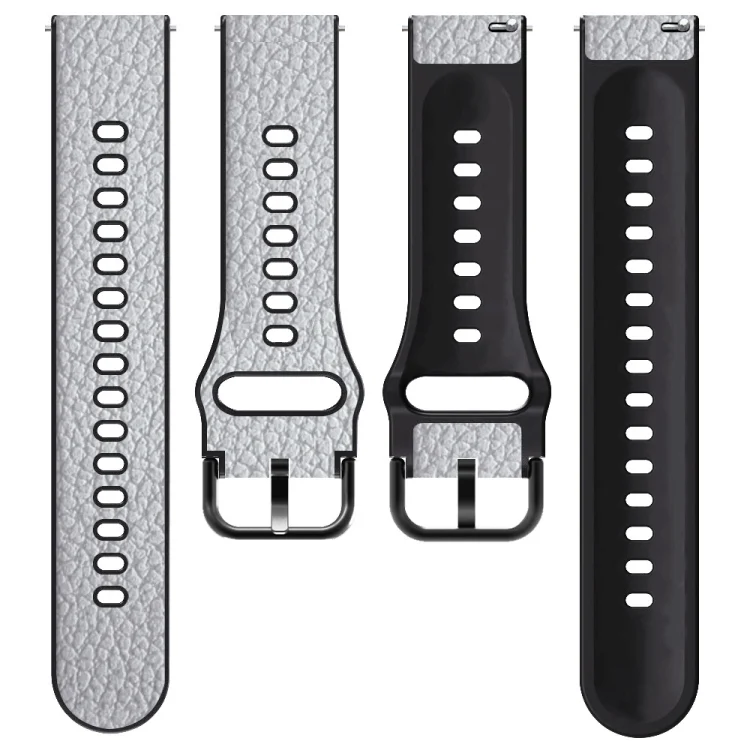 EDA004259901A_2.webp Universal TPU Litchi Texture Leather Watch Band - Image 5