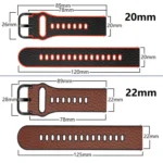 Universal TPU Litchi Texture Leather Watch Band - Image 2