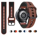 Universal TPU Litchi Texture Leather Watch Band - Image 3