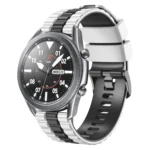 22mm Universal Ocean Style Silicone Two Color Watch Band