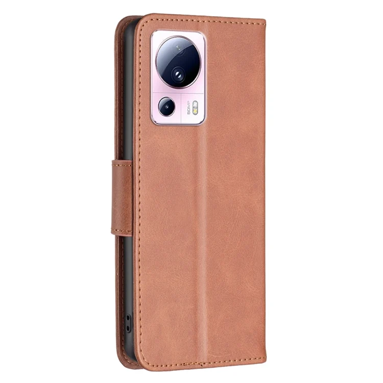 EDA004275501A_2.webp Lambskin Texture Pure Color Flip Leather Phone Case, For Xiaomi 13 Lite / Civi 2 - Image 3