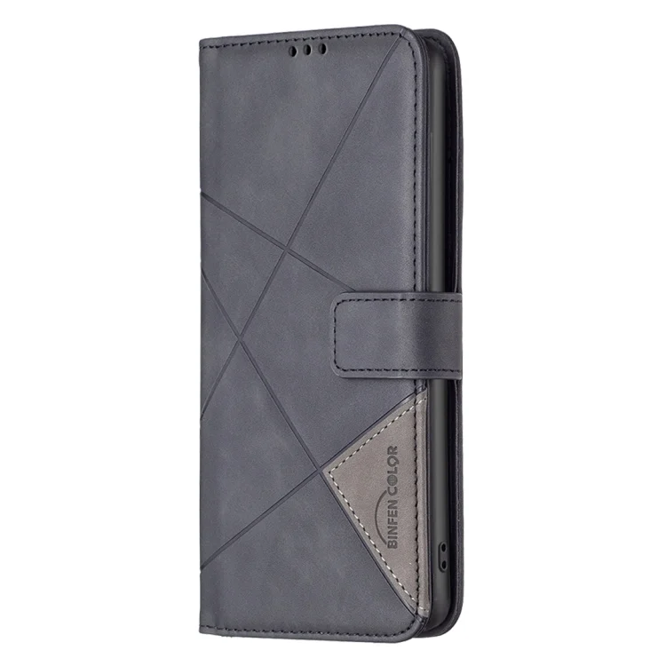 EDA004275615A_2.webp Magnetic Buckle Rhombus Texture Leather Phone Case, For Xiaomi Redmi A3, For Xiaomi Redmi Note 13 4G Global, For Xiaomi Redmi K70E - Image 3