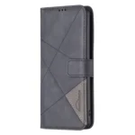 Magnetic Buckle Rhombus Texture Leather Phone Case, For Xiaomi Poco M6 4G / Redmi 13 4G, For Xiaomi Redmi Note 13 Pro 4G Global, For Xiaomi Poco M6 Pro 4G - Image 2