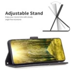Magnetic Buckle Rhombus Texture Leather Phone Case, For Xiaomi Poco M6 4G / Redmi 13 4G, For Xiaomi Redmi Note 13 Pro 4G Global, For Xiaomi Poco M6 Pro 4G - Image 5