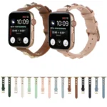 Rivet Genuine Leather Watch Band - Image 2