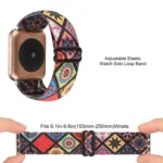 Ethnic Style Buckle Elastic Watch Band - Image 4