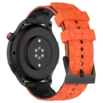 Universal Football Pattern Two-Color Silicone Watch Band - Image 6