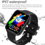 HT15 1.85 inch Silicone Band IP67 Waterproof Smart Watch, Support Bluetooth Calling / Sleep Monitoring - Image 6