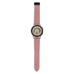 Folding Buckle Grooved Genuine Leather Watch Band, Black Buckle - Image 7