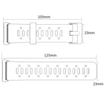 For Fitbit Ionic Two-tone Silicone Replacement Wrist Strap Watchband with Buckle & Connector - Image 5