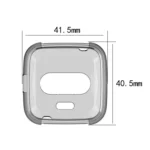 For Fitbit Versa Lite Smart Watch Silicone Protective Case - Image 3